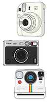 Sofortbildkameras von INSTAX und Polaroid
